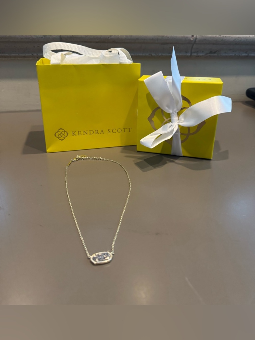 Kendra Scott Silver Geometric Necklace